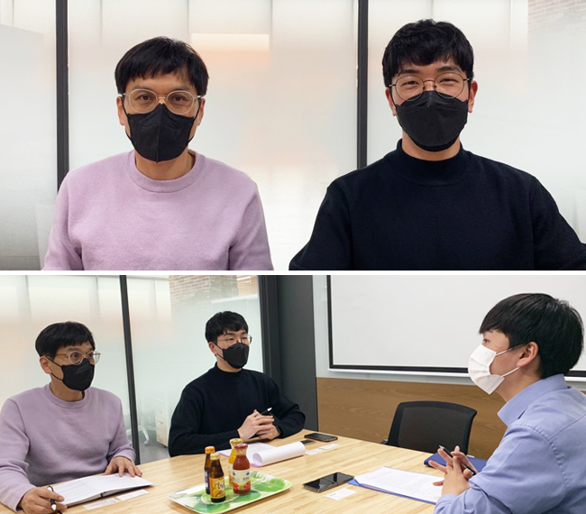 인터뷰 장면