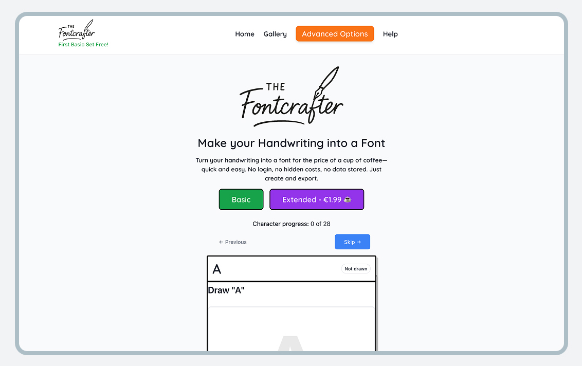 replit 포트폴리오4.The FontCrafter